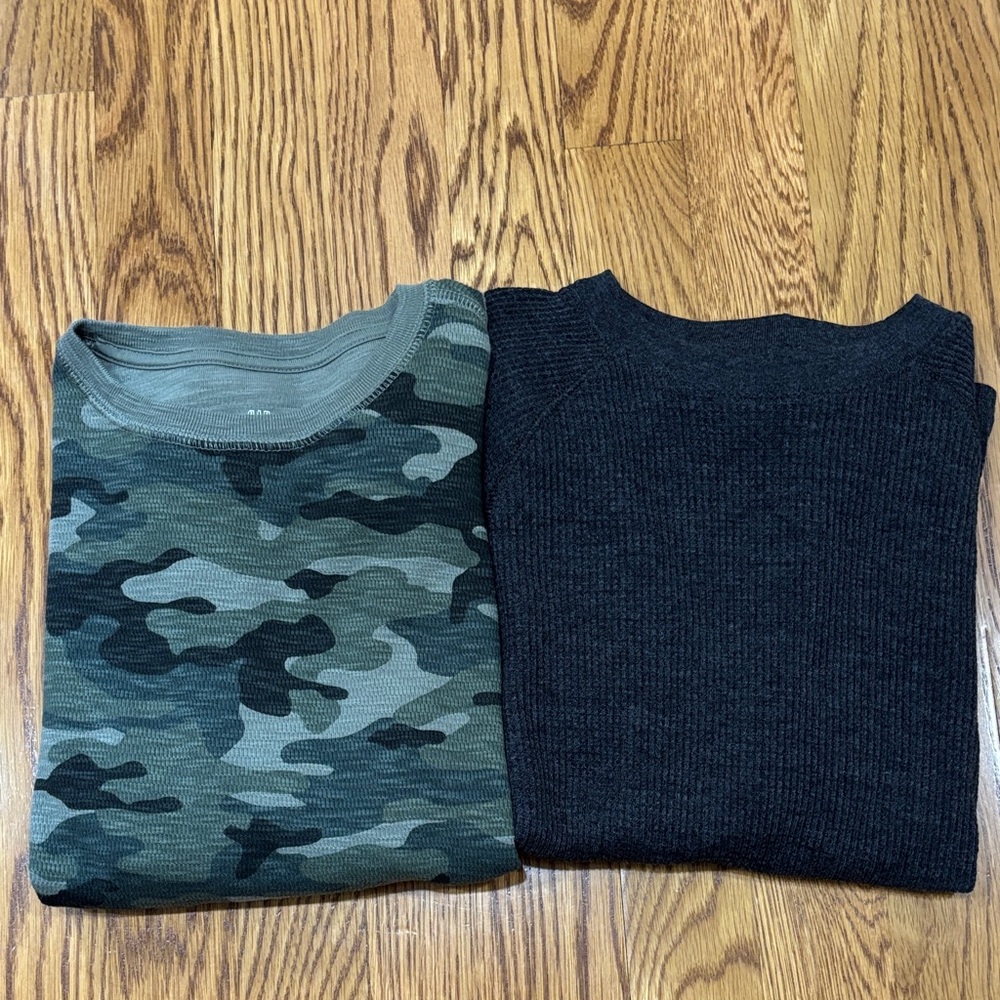 GAP Green Camo thermal and CC black thermal
